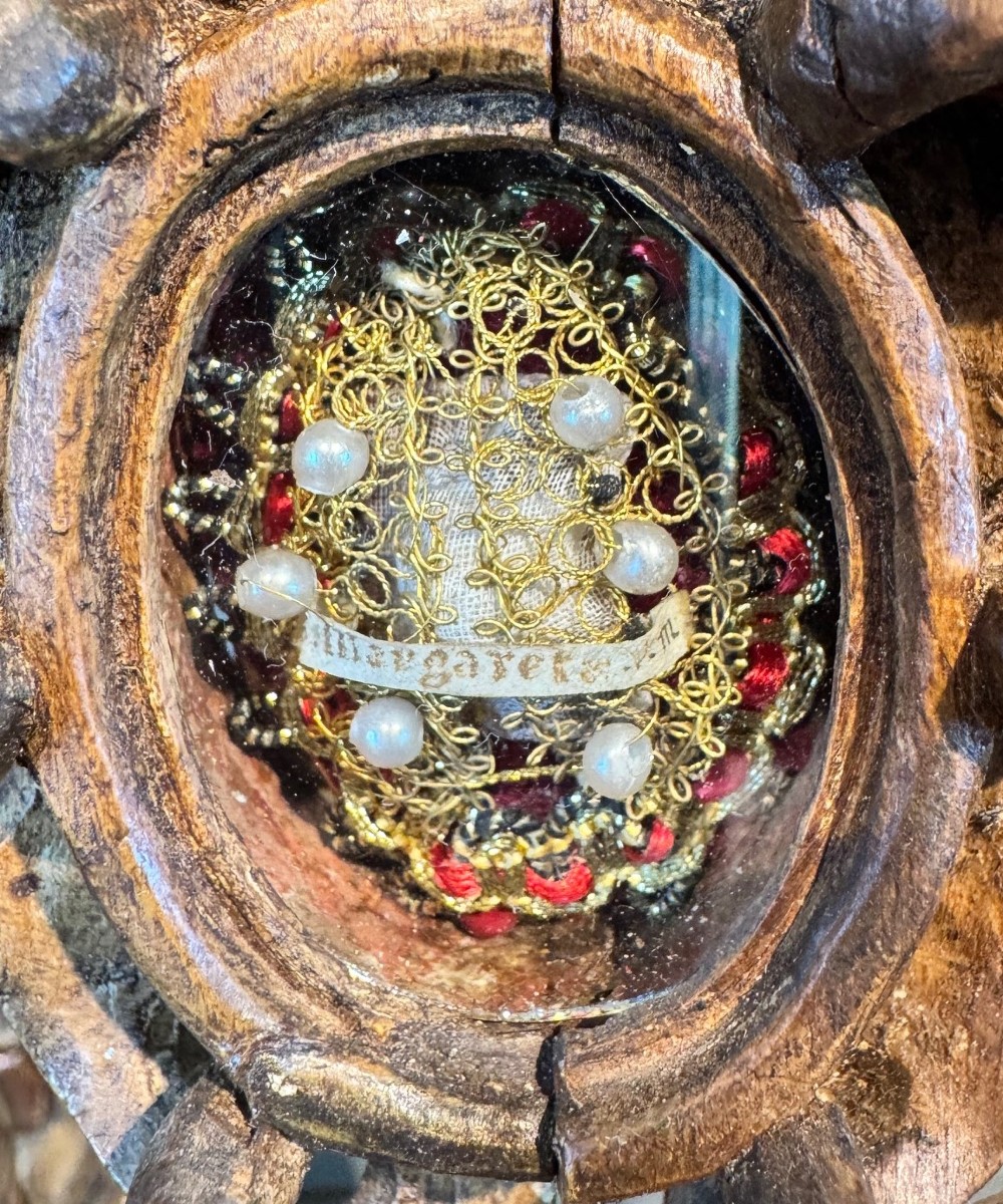 Reliquaire De Saint Alexandre à Décor D’angelots - XVIIIe -photo-5