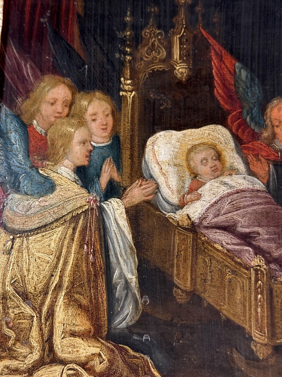 The Nativity - 17th Century Flemish School -photo-2