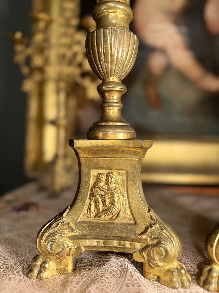 Large Altar Garnish - 19th Century-photo-8