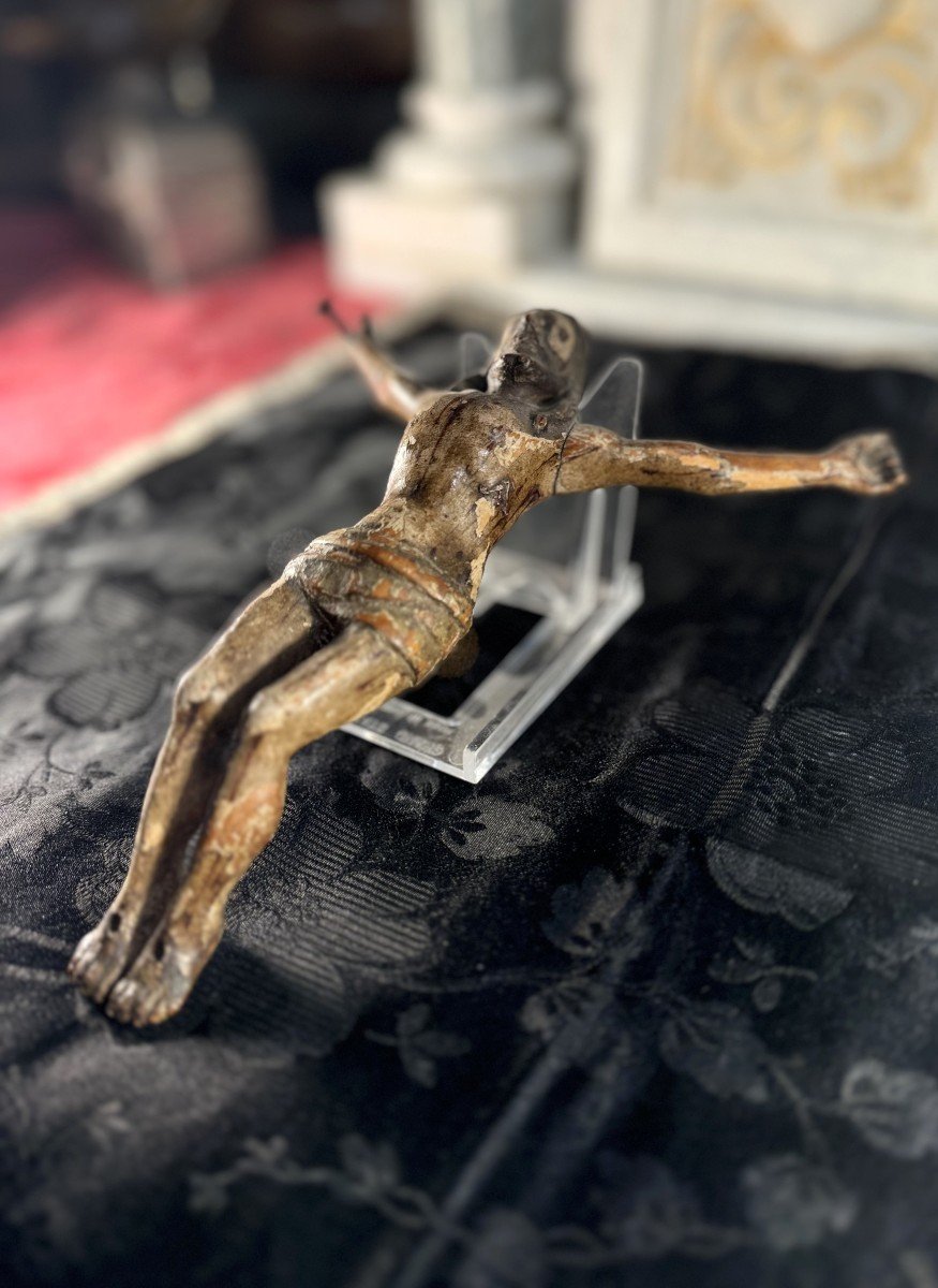 Christ In Carved And Polychromed Wood – Circa 1700-photo-4