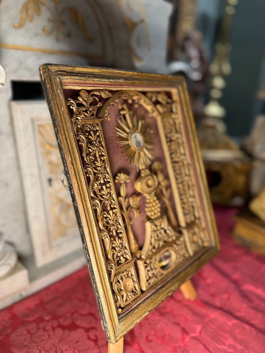 Paperolles Reliquary Of The Ursulines - 18th Century-photo-4