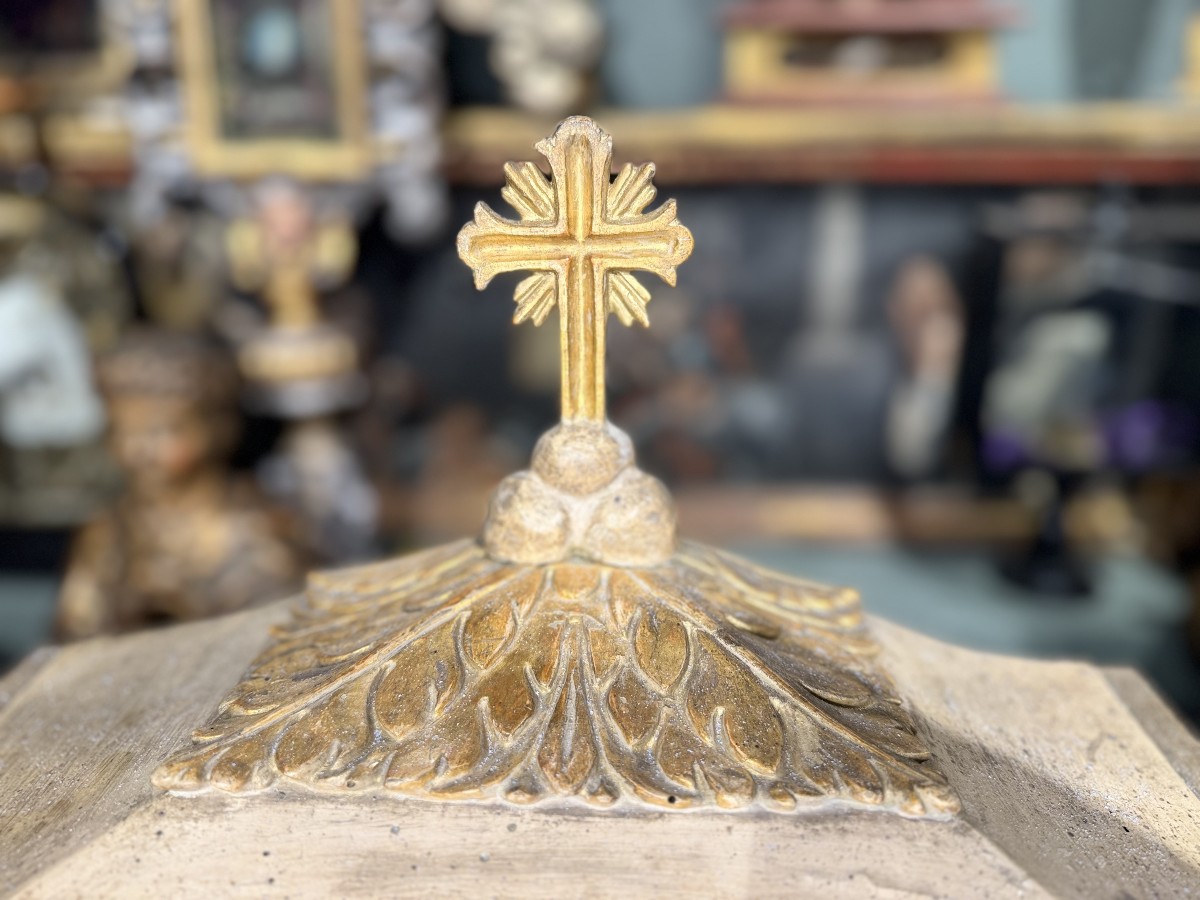 Chasse reliquaire De Sainte Albinae - XVIIIe-photo-3