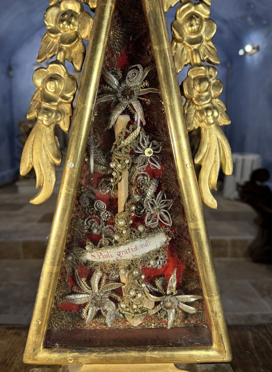 Grande Monstrance De Saint Eleuthère Et Saint Paul - XVIIIe-photo-2