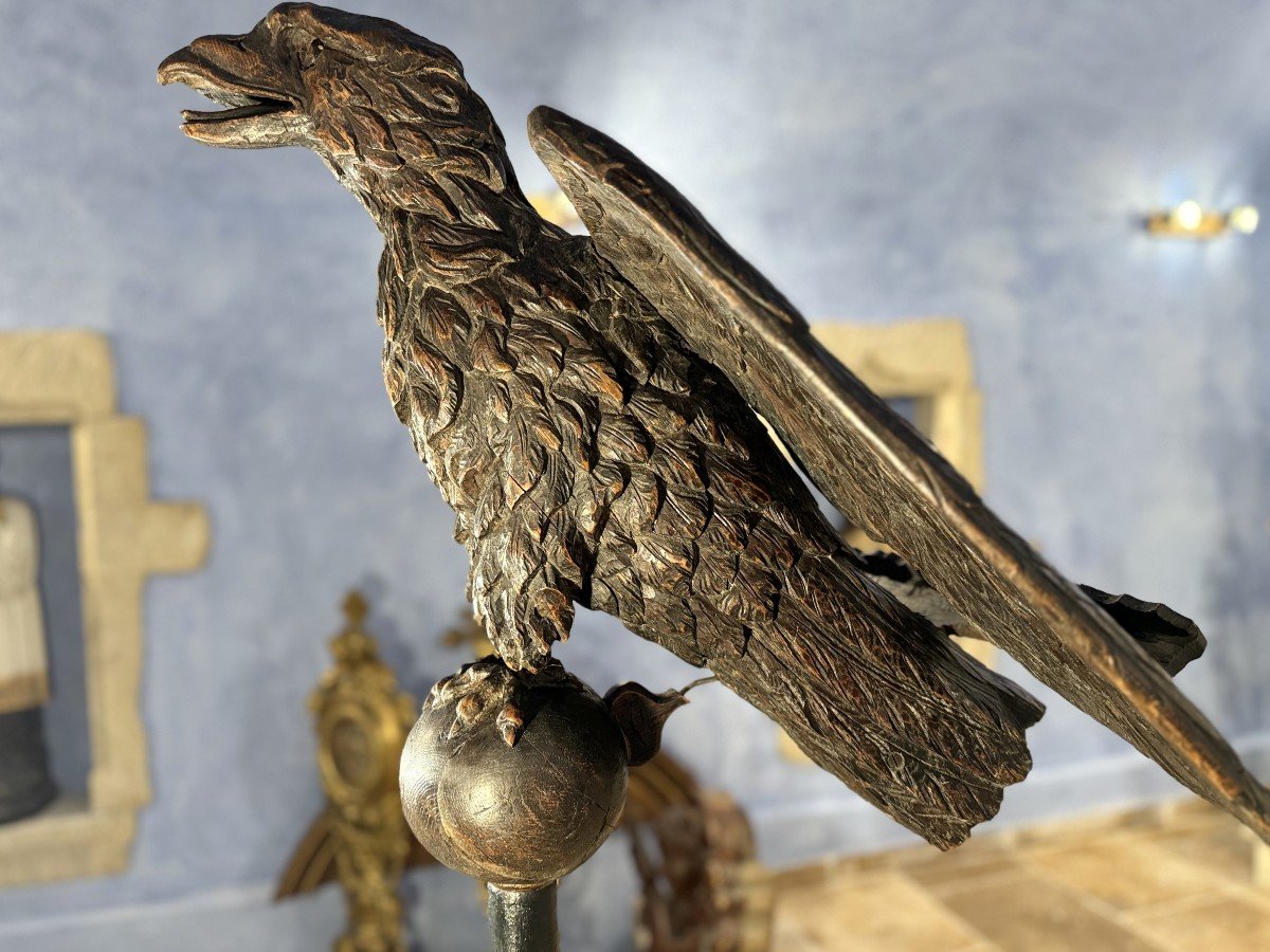 Large Church Lectern – Germany 17th Century-photo-3