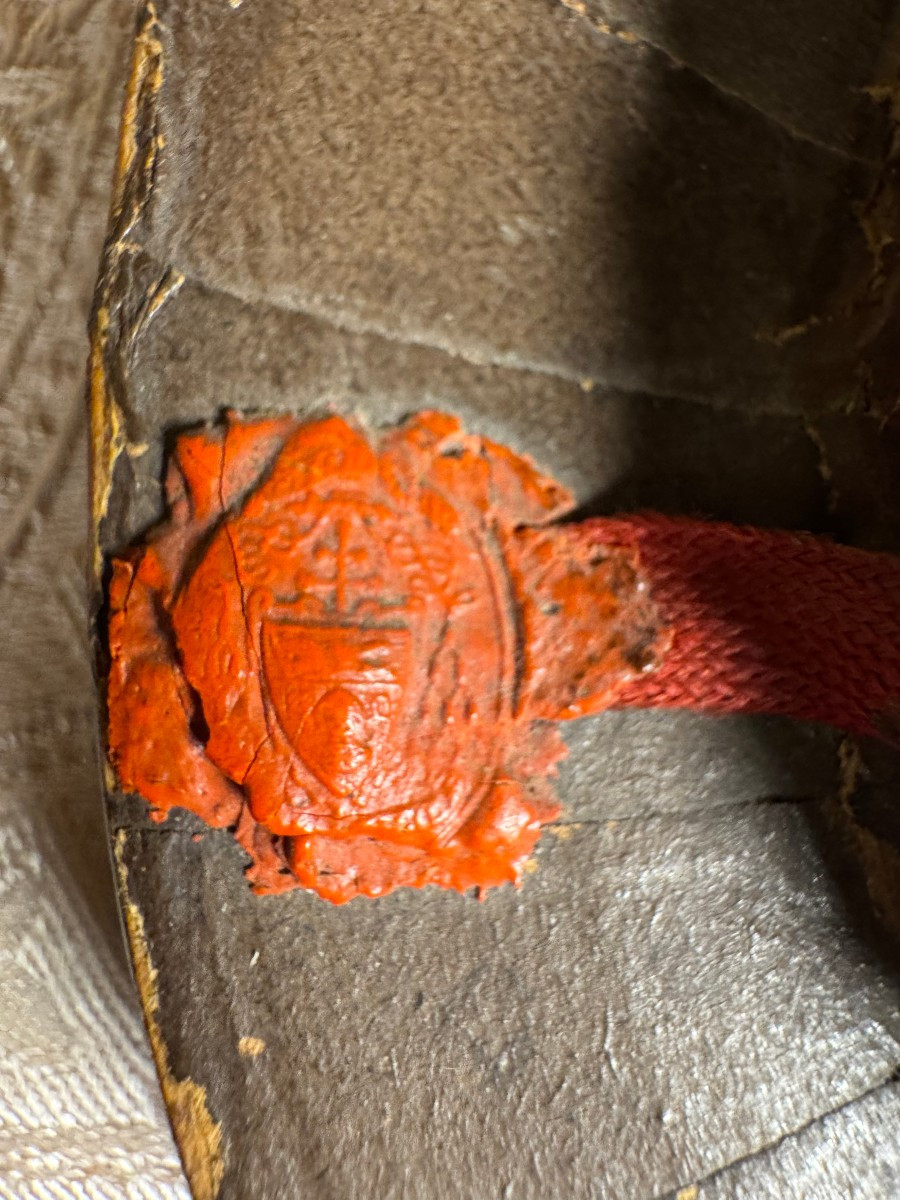 Paperolle Oval Reliquary - 19th Century-photo-2
