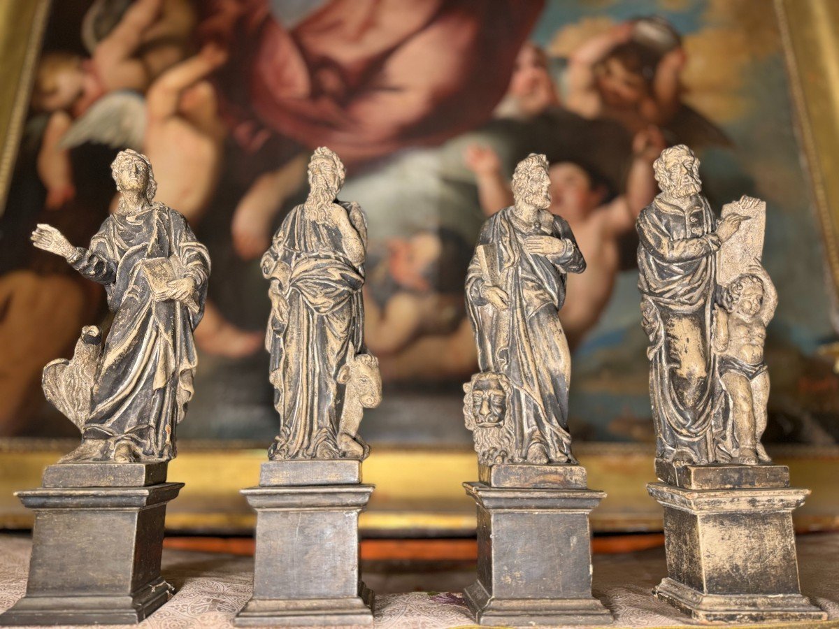 Statues Of The Four Evangelists - Circa 1800-photo-1
