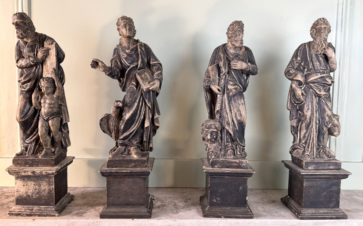 Représentation Des Quatre Evangélistes - Circa 1800-photo-2