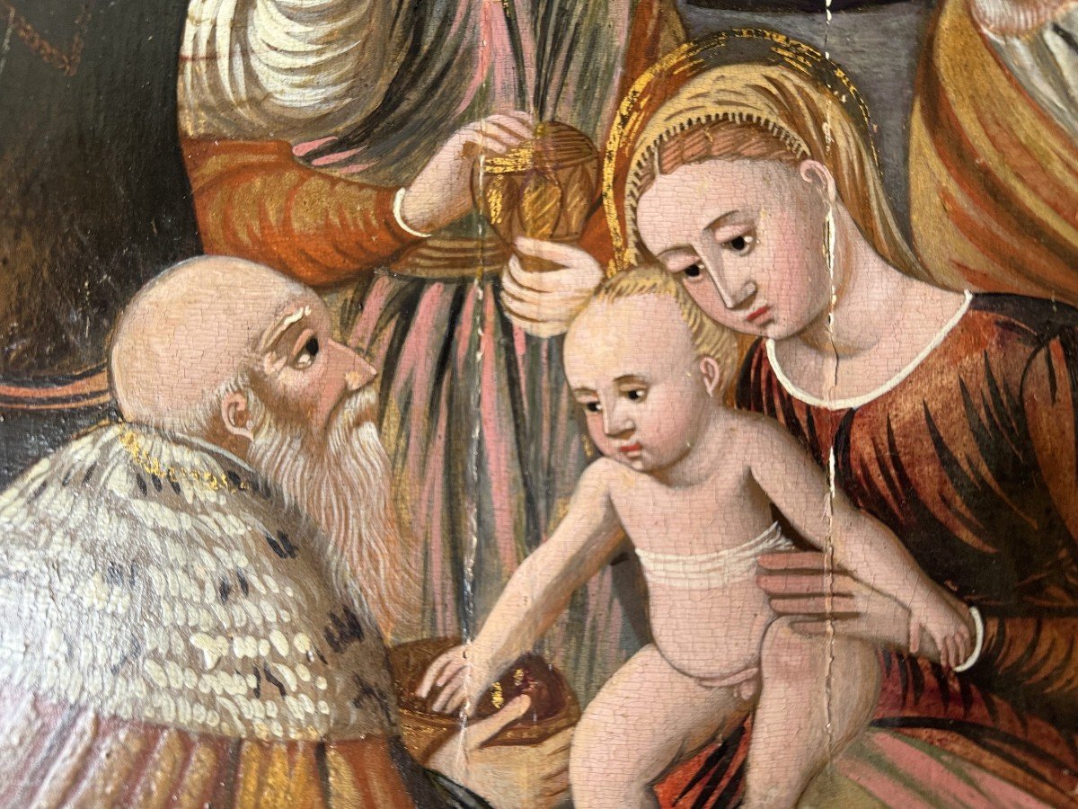 The Adoration Of The Three Wise Men - Circa 1600-photo-4