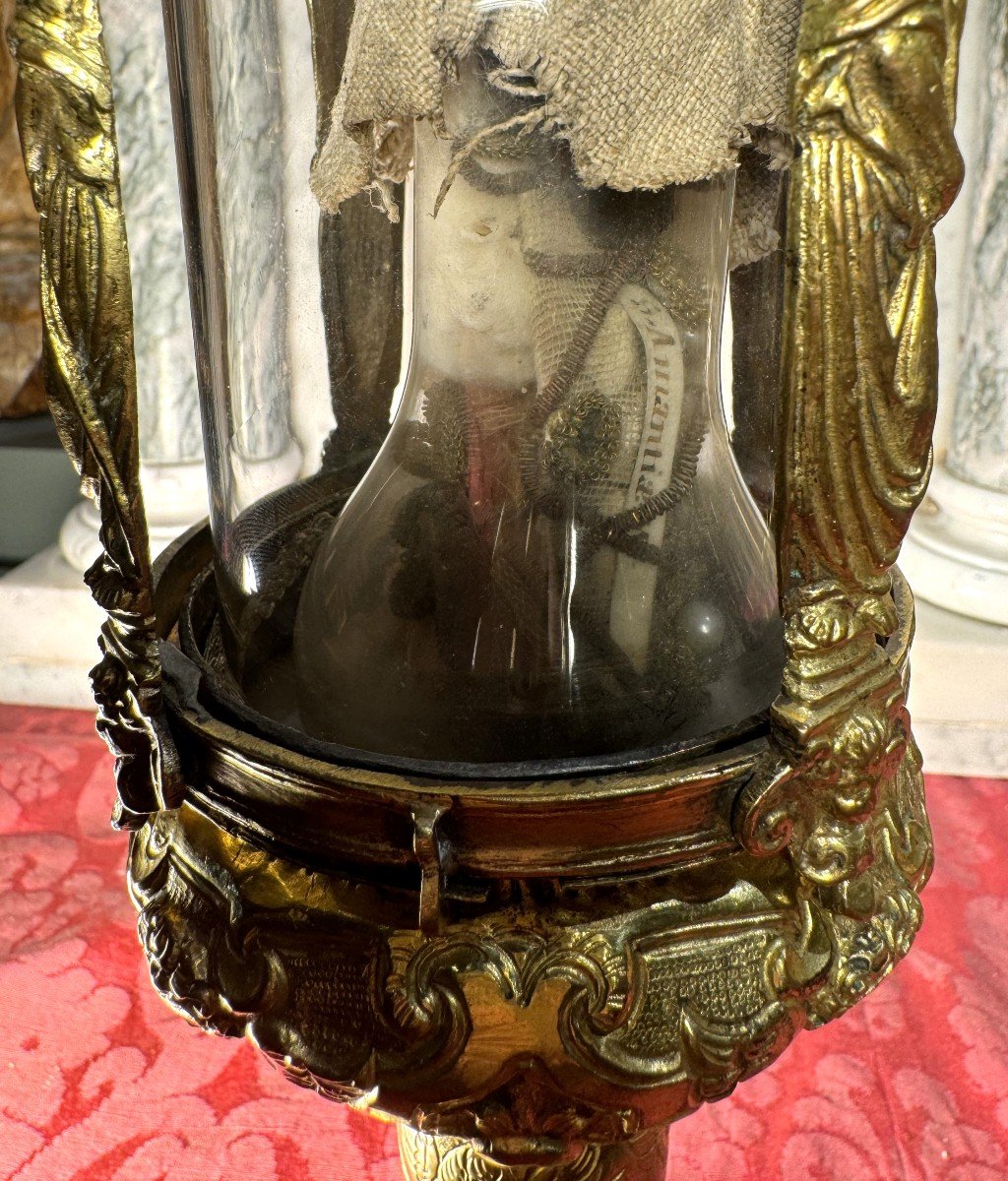 Monstrance Reliquaire De Saint Amantia – Circa 1700-photo-1