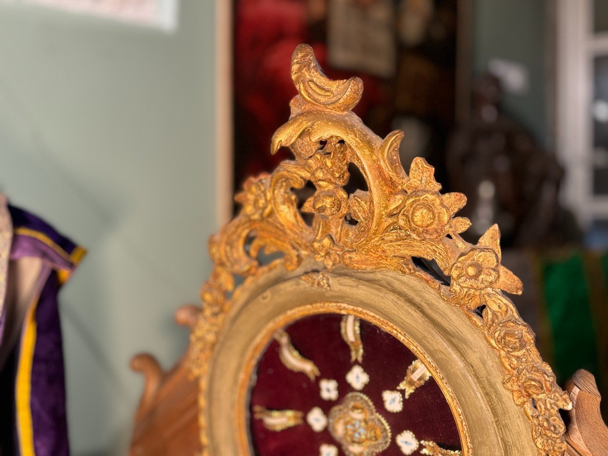 Large Marian Reliquary - 19th Century-photo-3