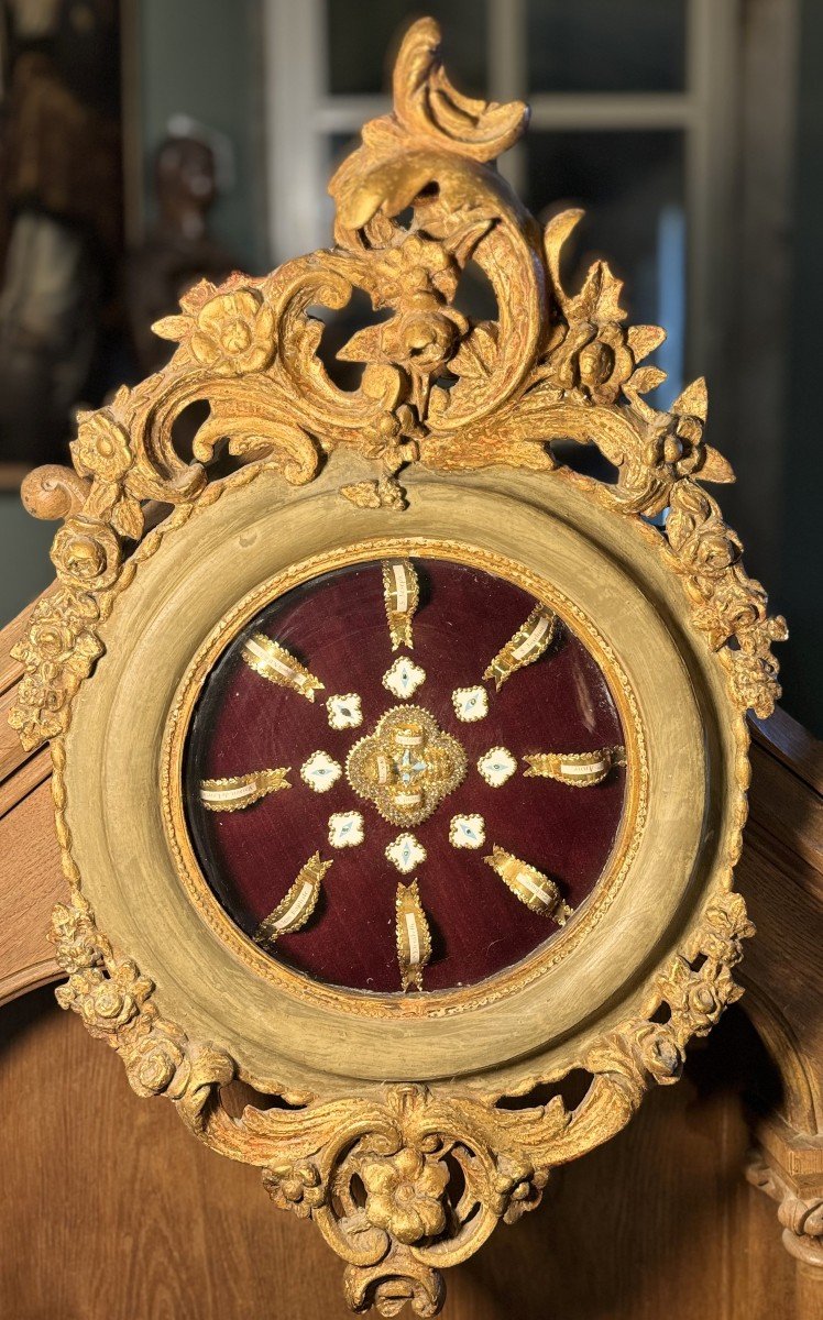Large Marian Reliquary - 19th Century