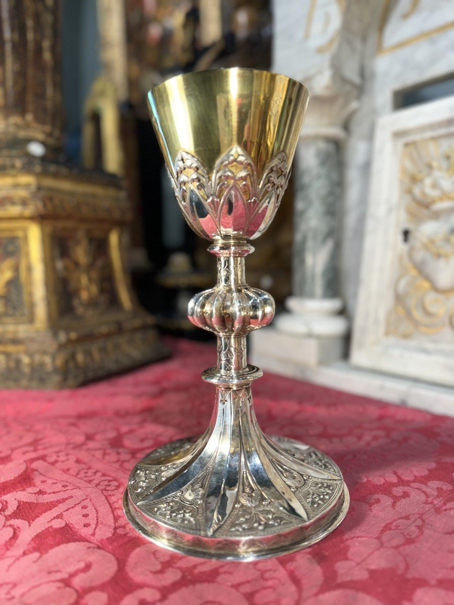 Calice En Argent – Maison Favier – Fin XIXe-photo-2