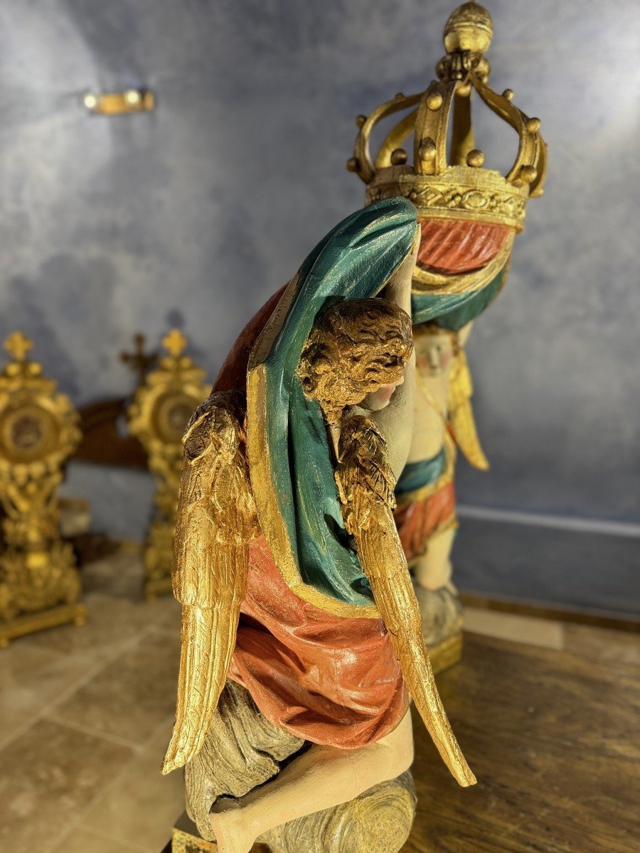 Tabernacle Canopy With Angels – 18th Century-photo-3