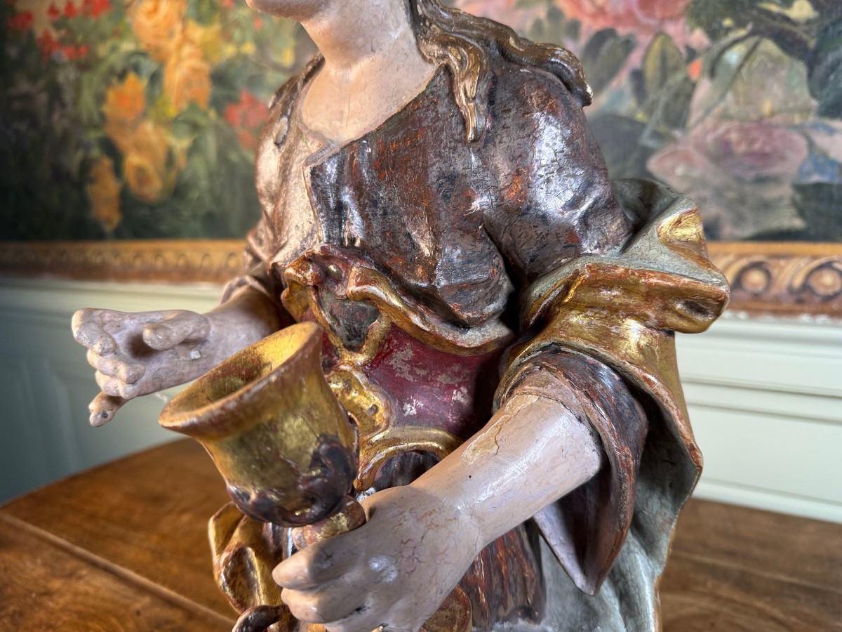 Représentation De Sainte Barbe – Circa 1750-photo-1