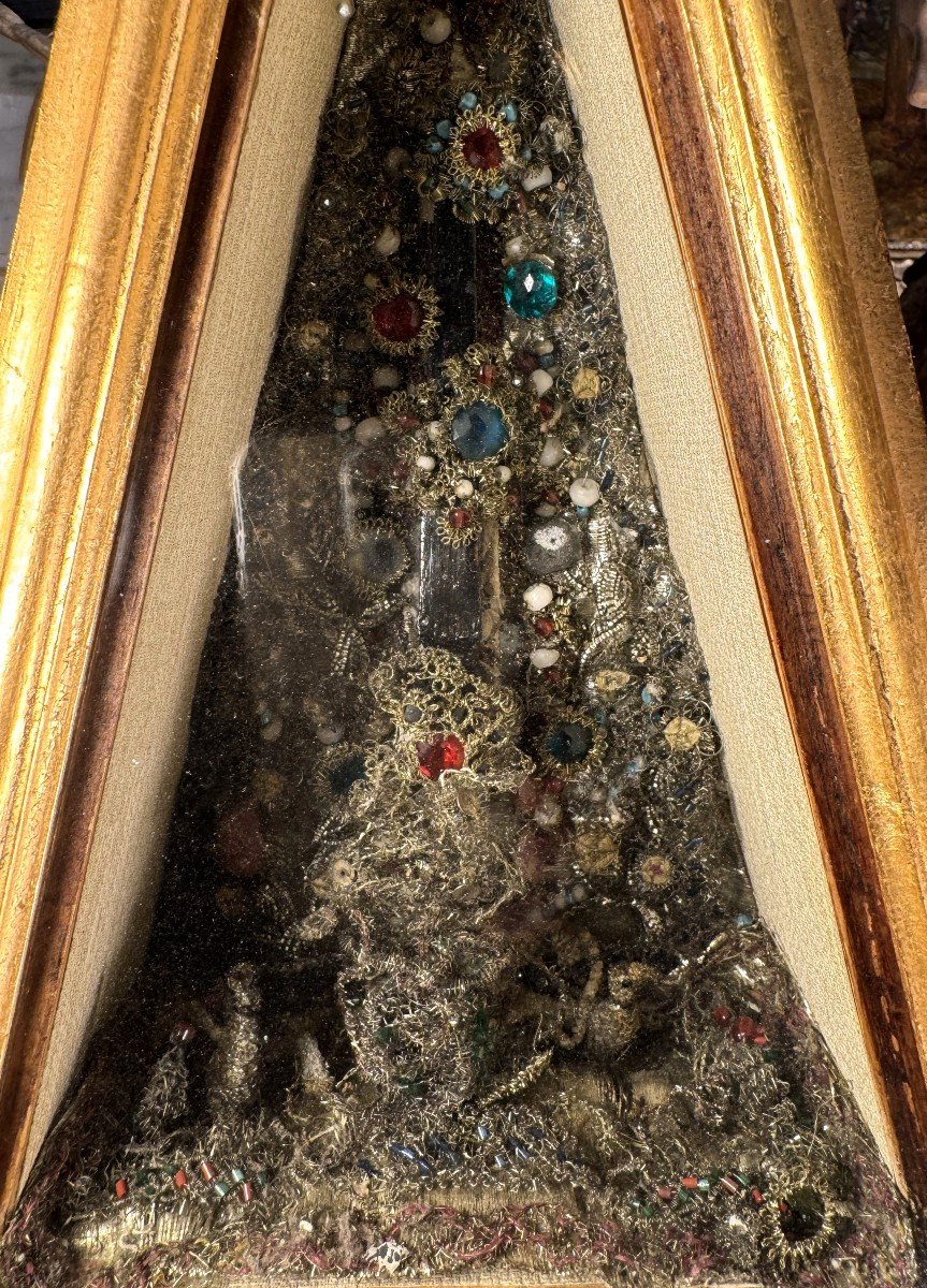 Pair Of Pyramidal Reliquaries – Vienna – Early 19th Century-photo-3
