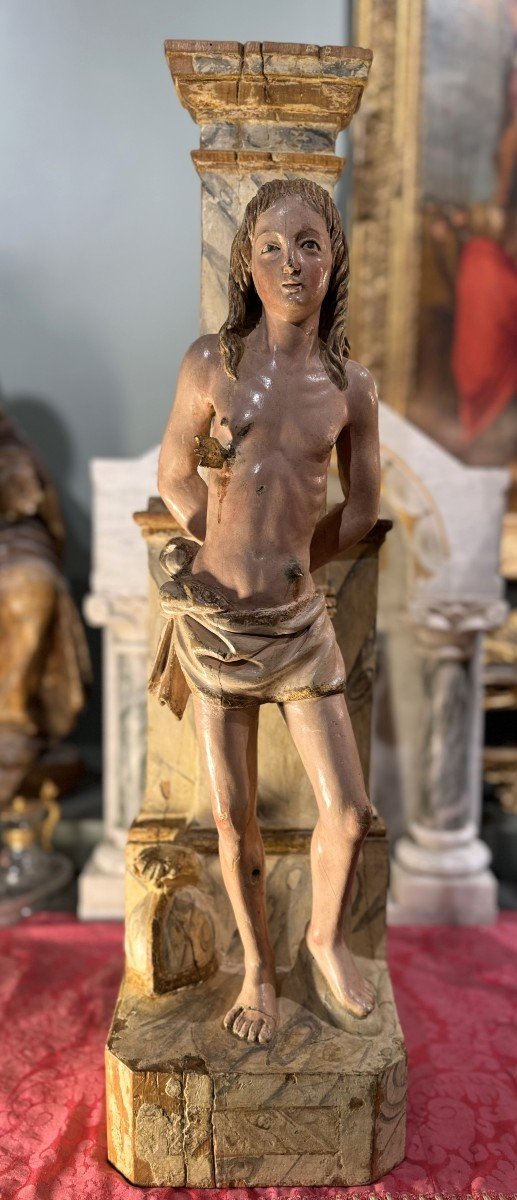 Representation Of Saint Sebastian - Circa 1540-1550  -photo-2