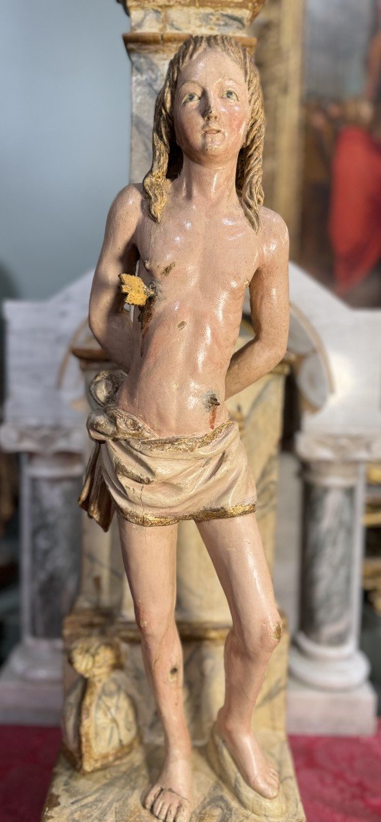 Representation Of Saint Sebastian - Circa 1540-1550  -photo-3