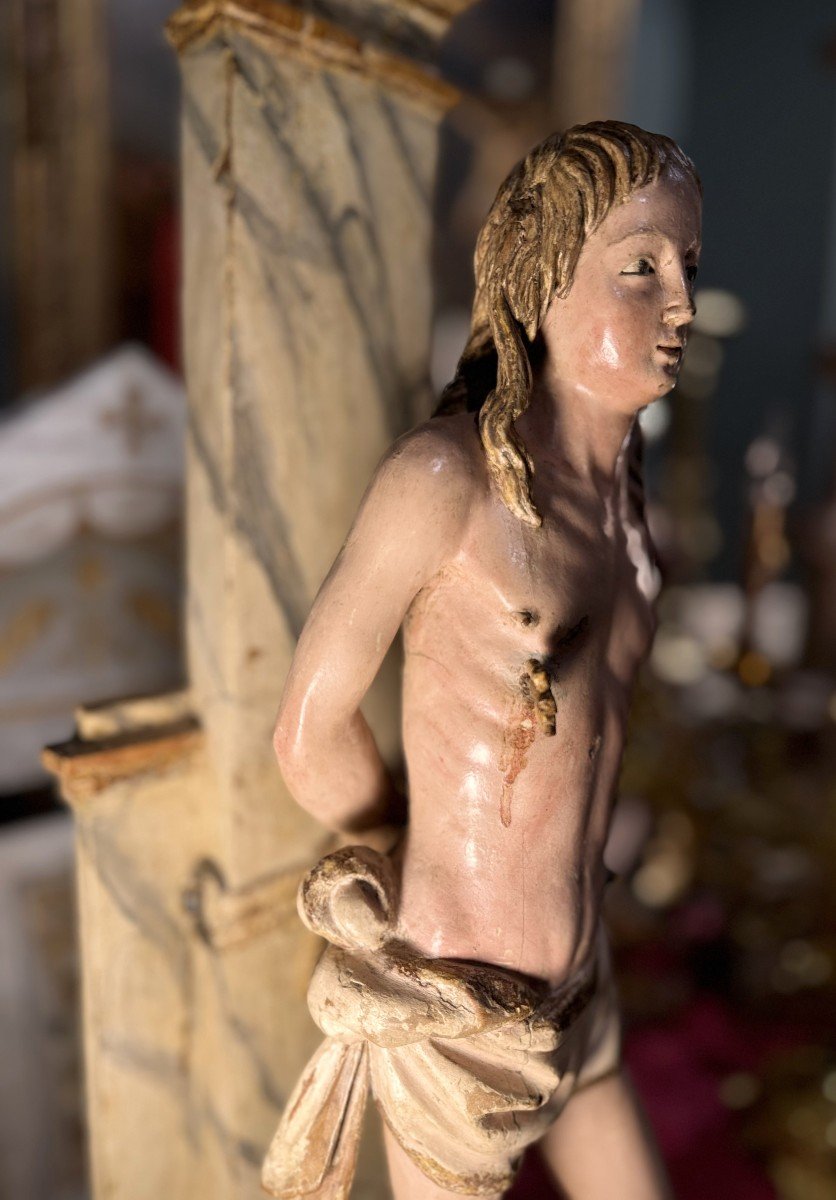 Representation Of Saint Sebastian - Circa 1540-1550  -photo-4