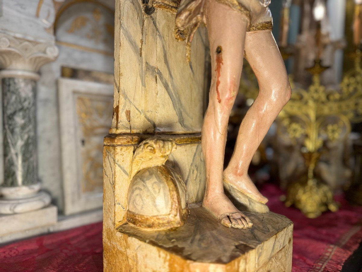 Representation Of Saint Sebastian - Circa 1540-1550  -photo-6