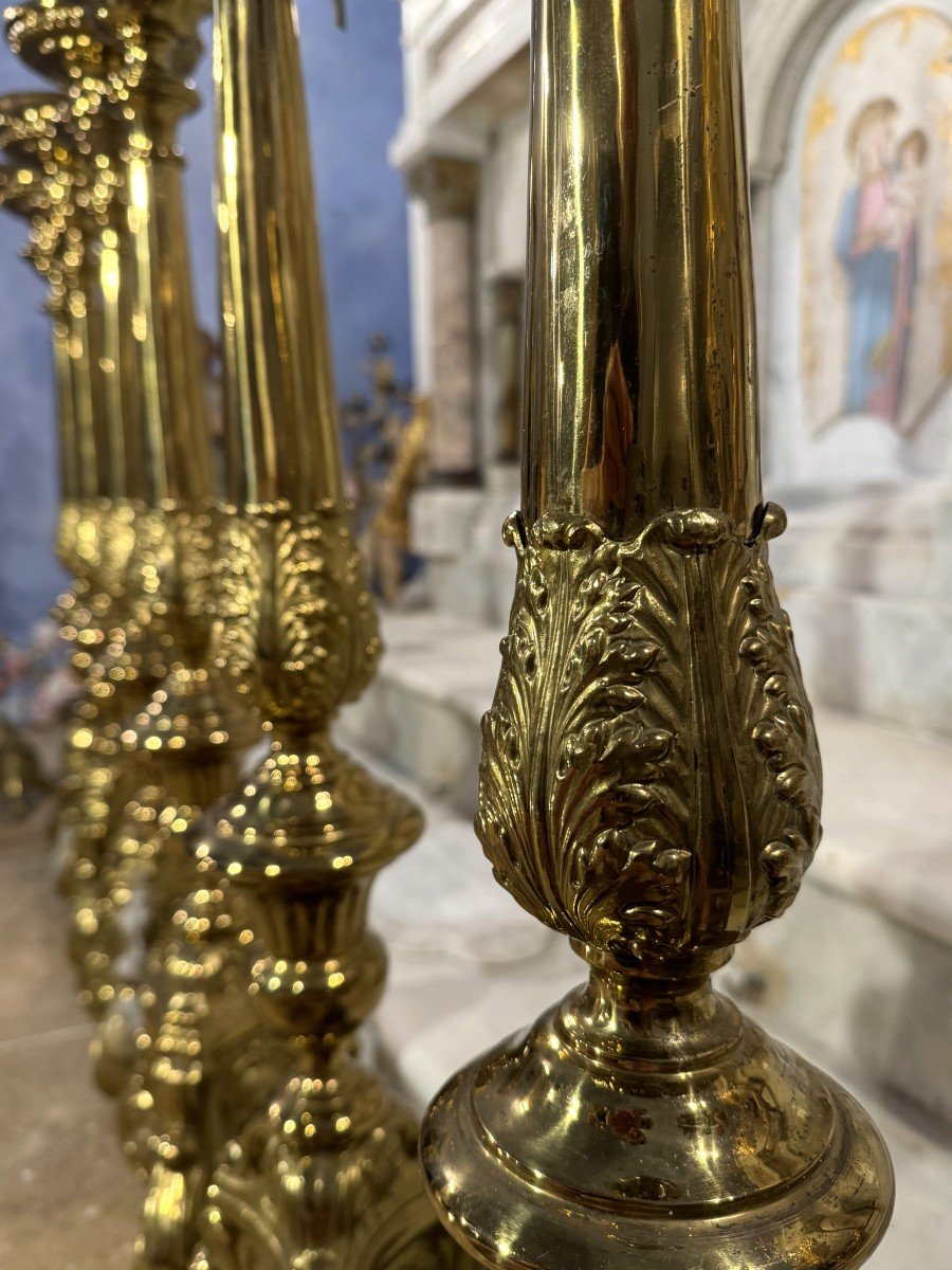 Imposante Garniture d’Autel – XIXe-photo-2