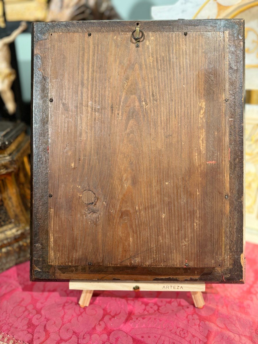 Holy Face With Relics Of Saints Amator And Vietrix – Circa 1800-photo-3