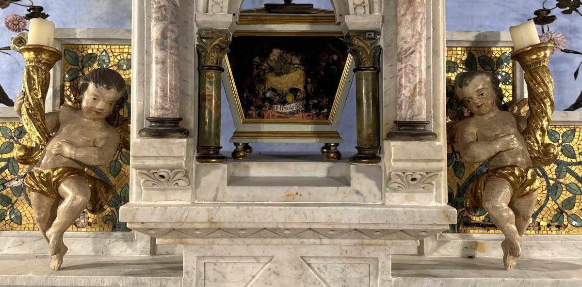 Pair Of Baroque Angels – Circa 1750-photo-2