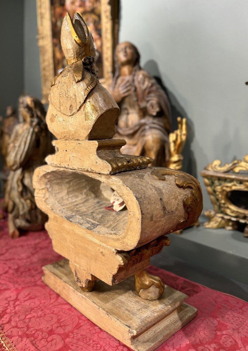 Chasse Reliquaire De Saint Frédéric, évêque Et Martyr - Fin XVIIe-photo-5