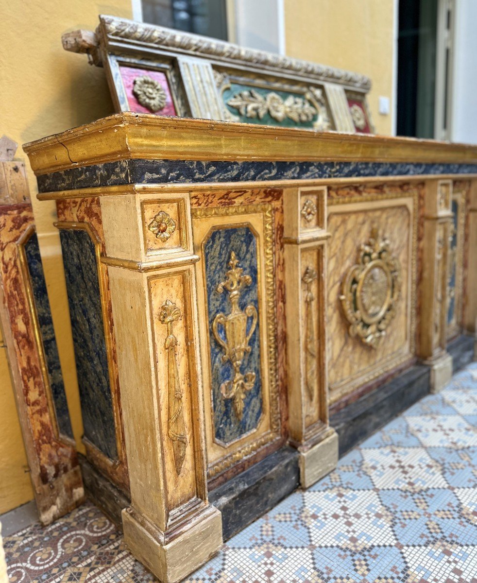 Autel Baroque En Bois - XVIIIe-photo-3