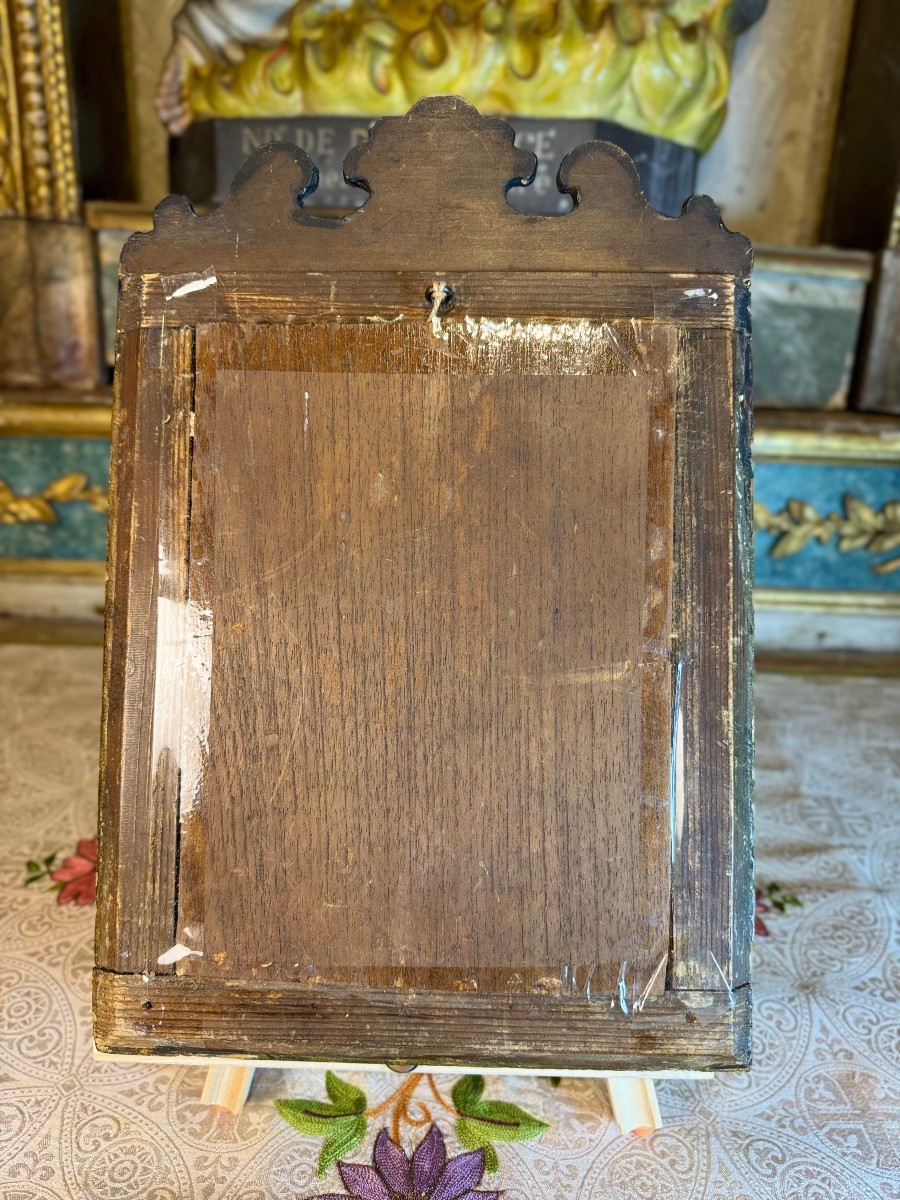 Reliquaire avec une Représentation De Saint Jean Népomucène - XVIIIe-photo-4