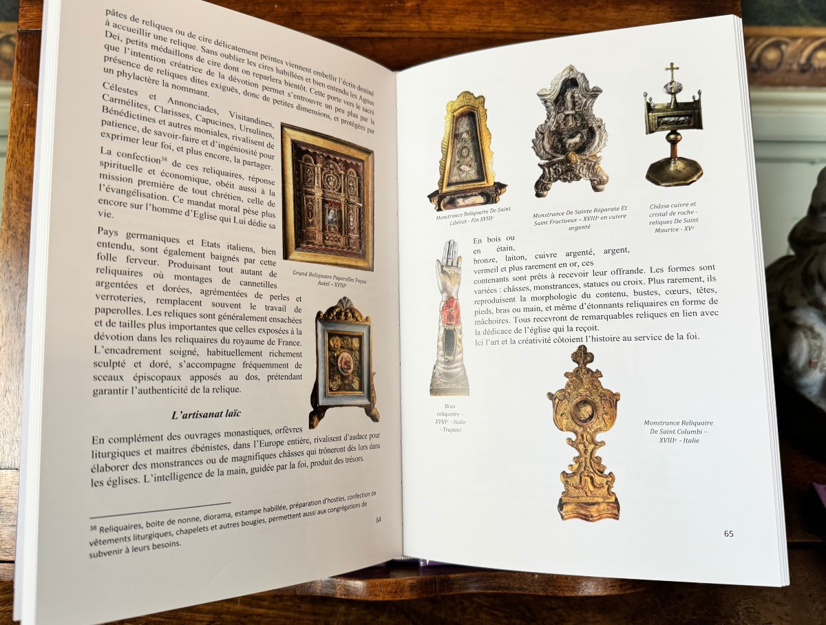 Monstrance Reliquary Of Saint Liberat - Late 18th Century-photo-6