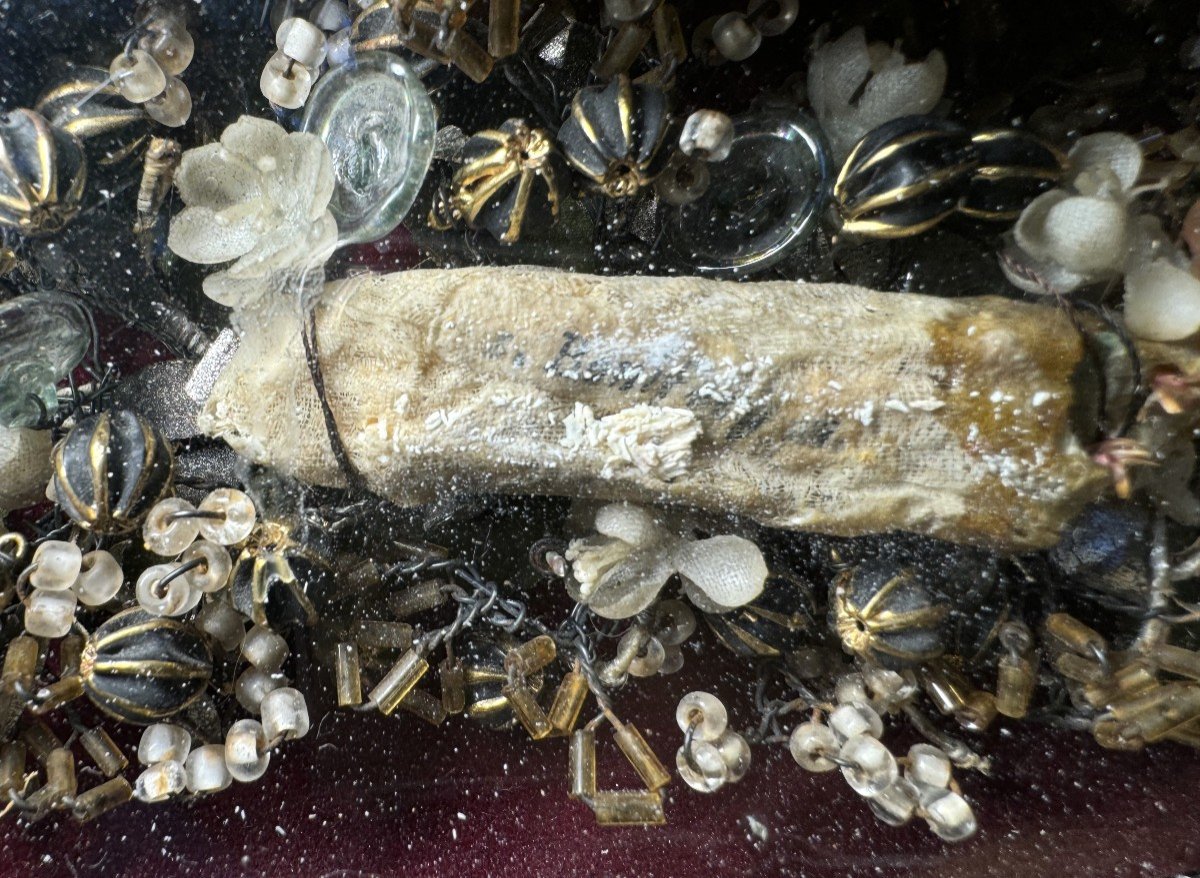 Monstrance Reliquary Topped With An Angel – 18th Century-photo-2