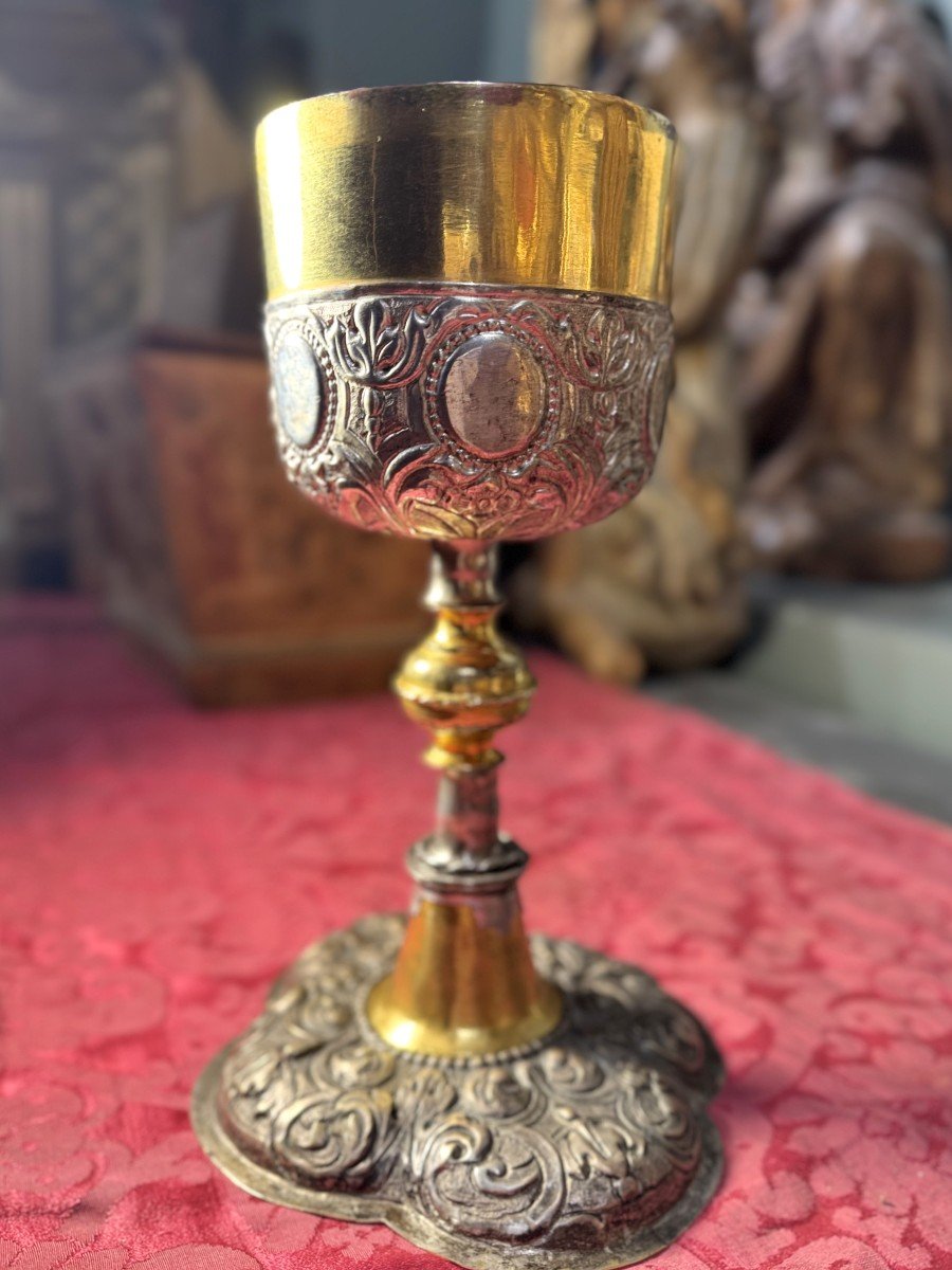 Calice Baroque Allemand – XVIIe  -photo-3