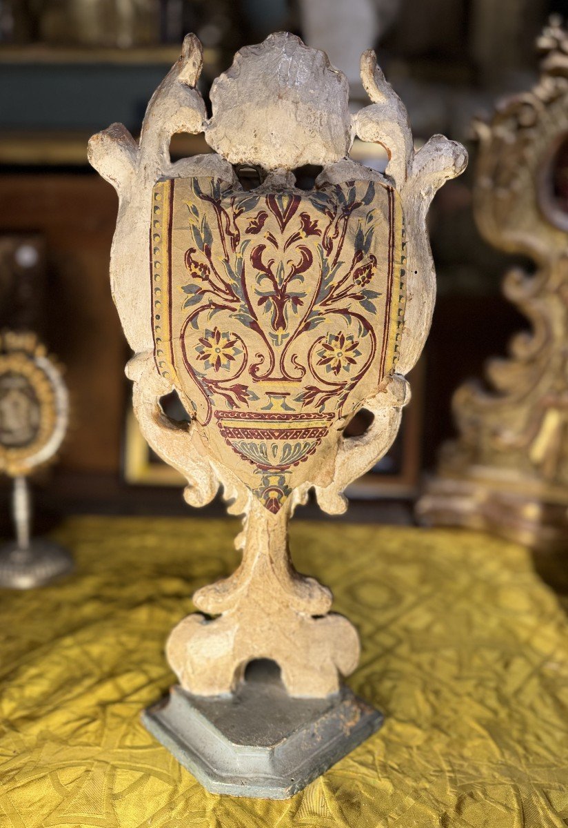 Monstrance Reliquaire Sainte Lucie - XVIIIe -photo-2