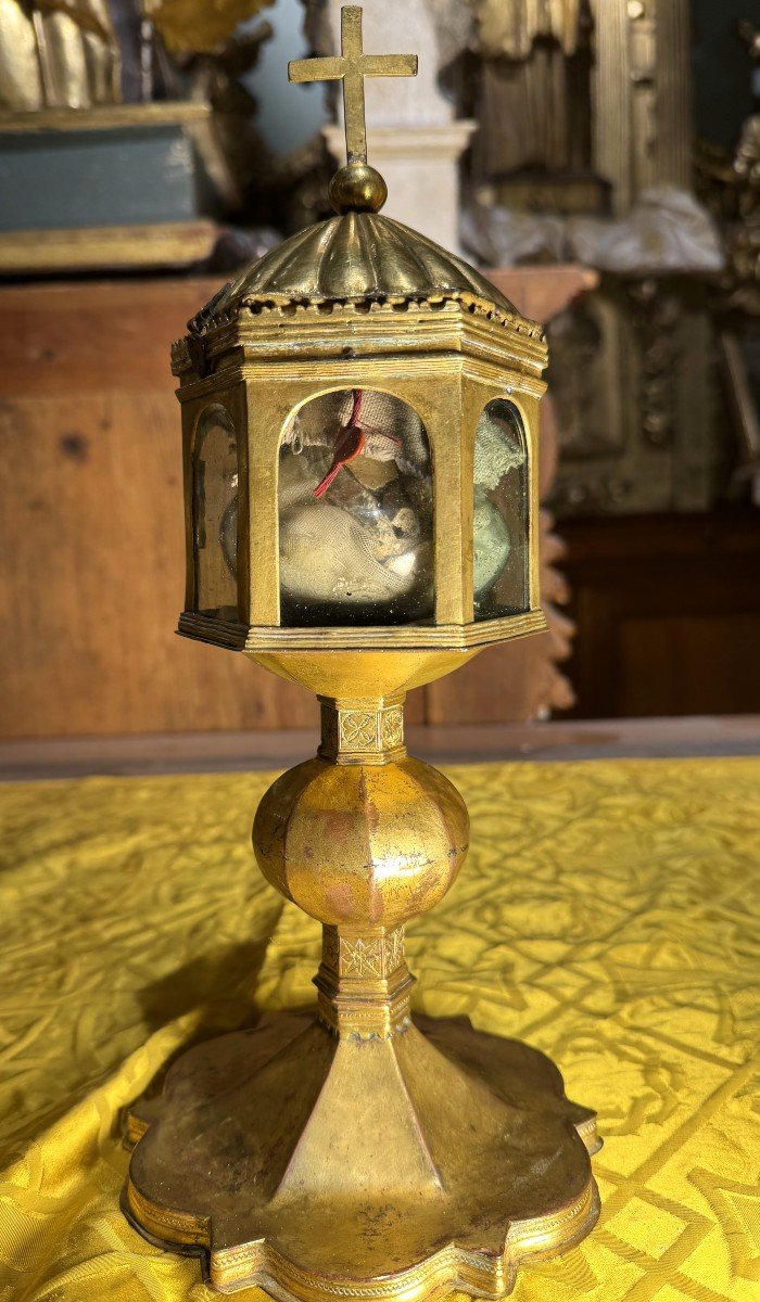 Monstrance Reliquaire Gothique - Circa 1500 -photo-1