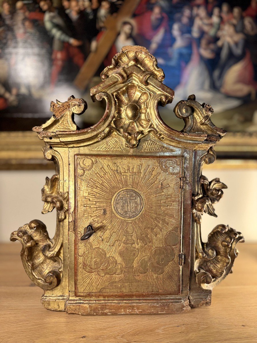 Gilded Wooden Tabernacle - Circa 1700 