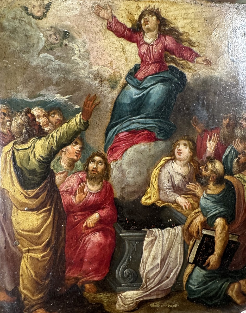 Assumption Of The Virgin - Antwerp Circa 1640-photo-3