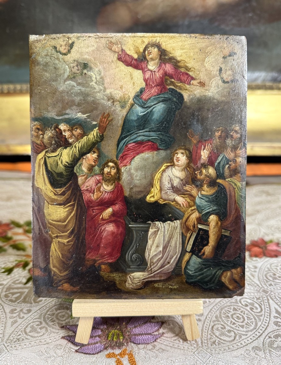 Assumption Of The Virgin - Antwerp Circa 1640