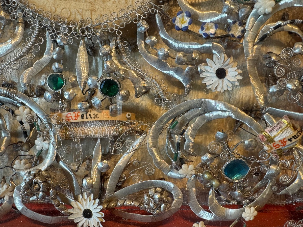 Important Pair Of Reliquaries With Fourteen Relics - Circa 1800-photo-7