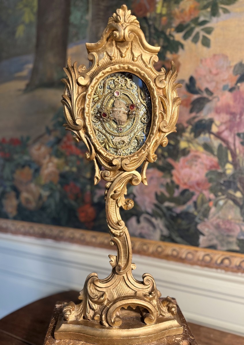 Monstrance Reliquary Of Saint Bartholomew - 18th Century 