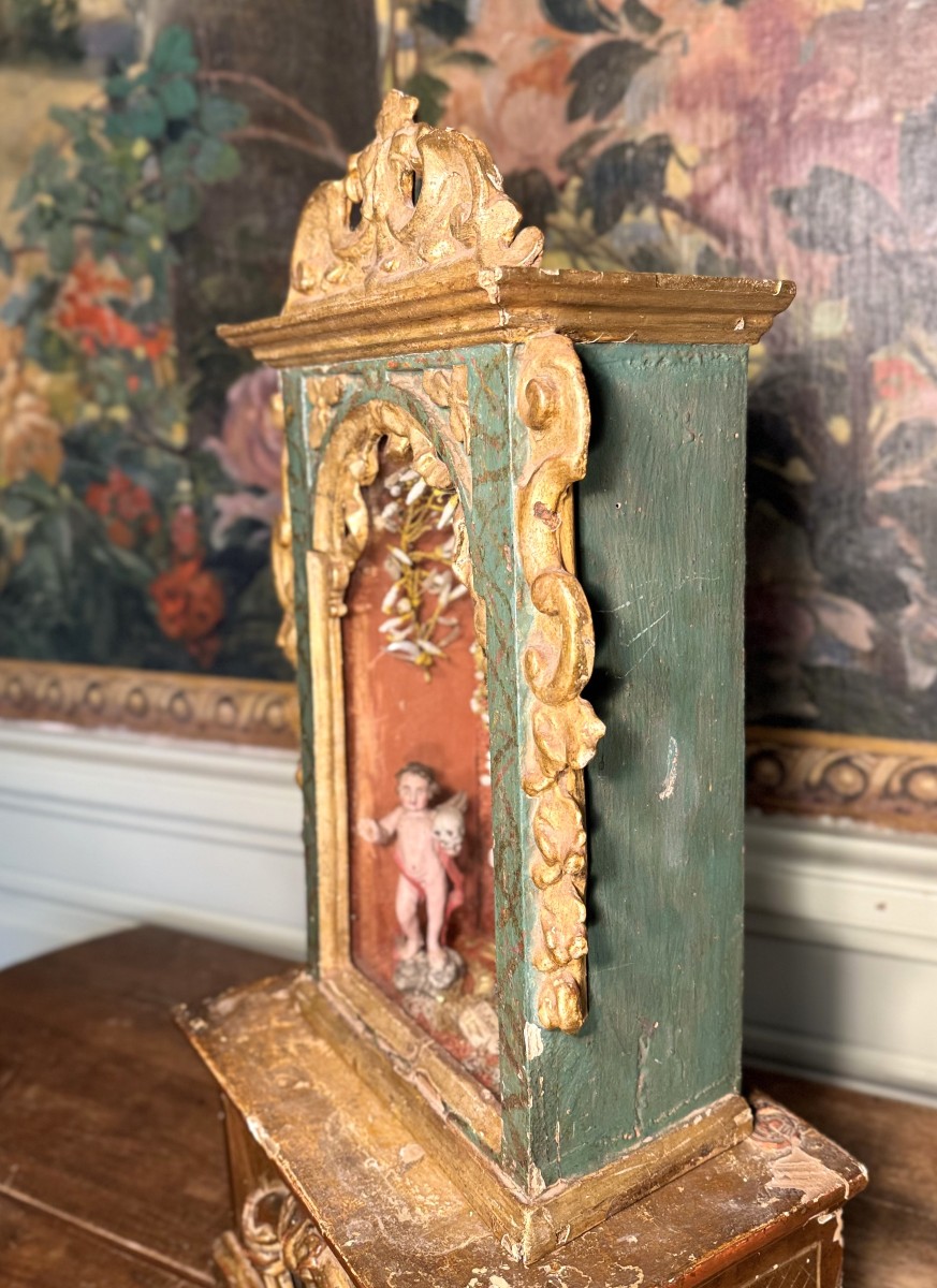 Italian Diorama Reliquary - 18th Century -photo-3