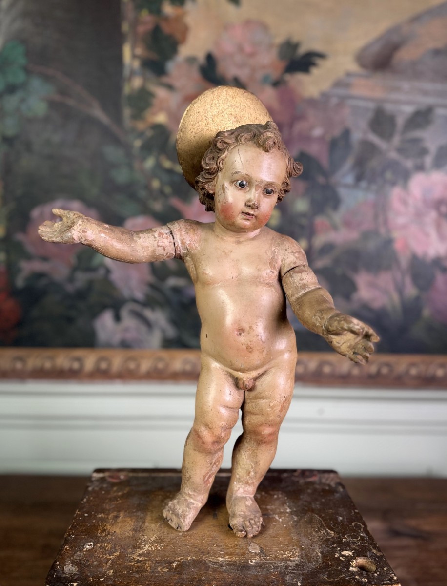 Child Jesus In Glory - 18th Century 