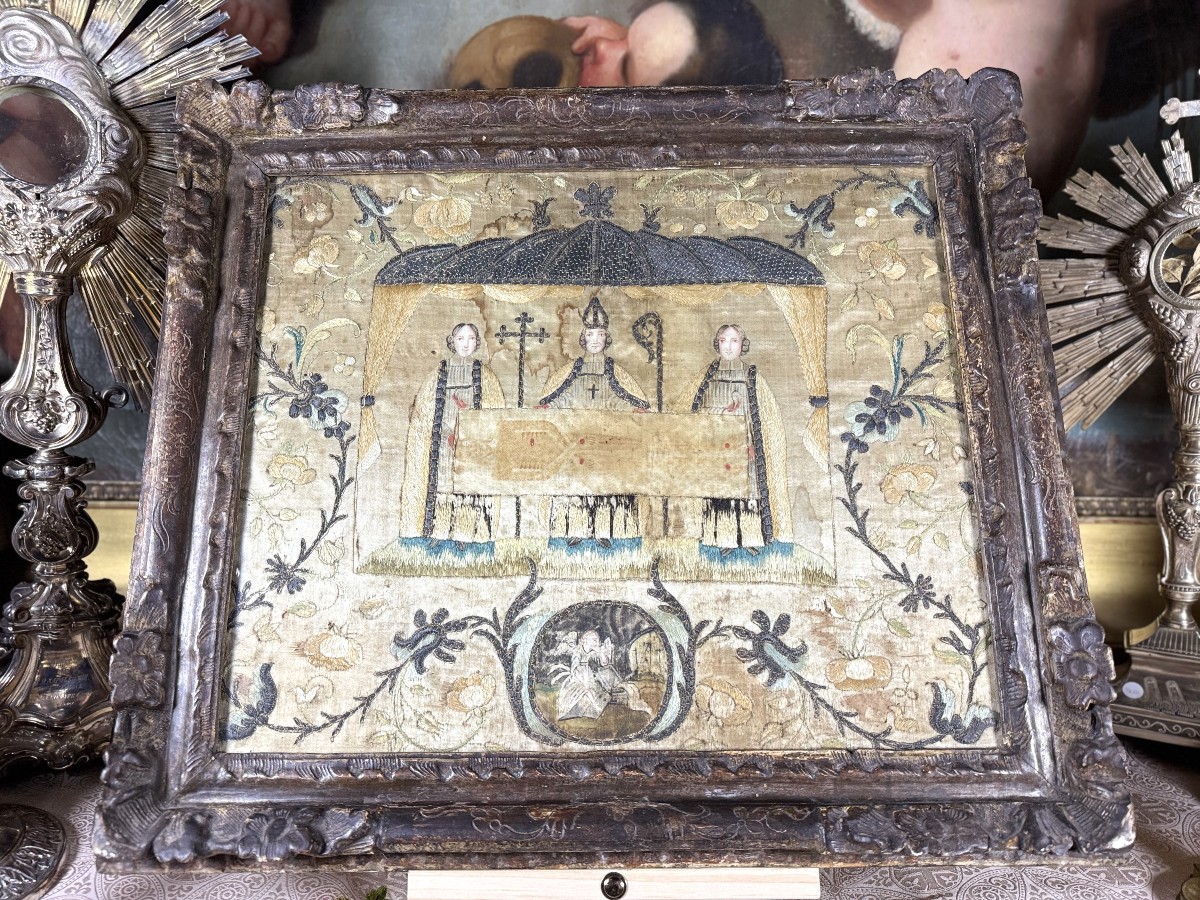 Importante Représentation Du Saint Suaire De Besançon  - XVII/XVIIIe