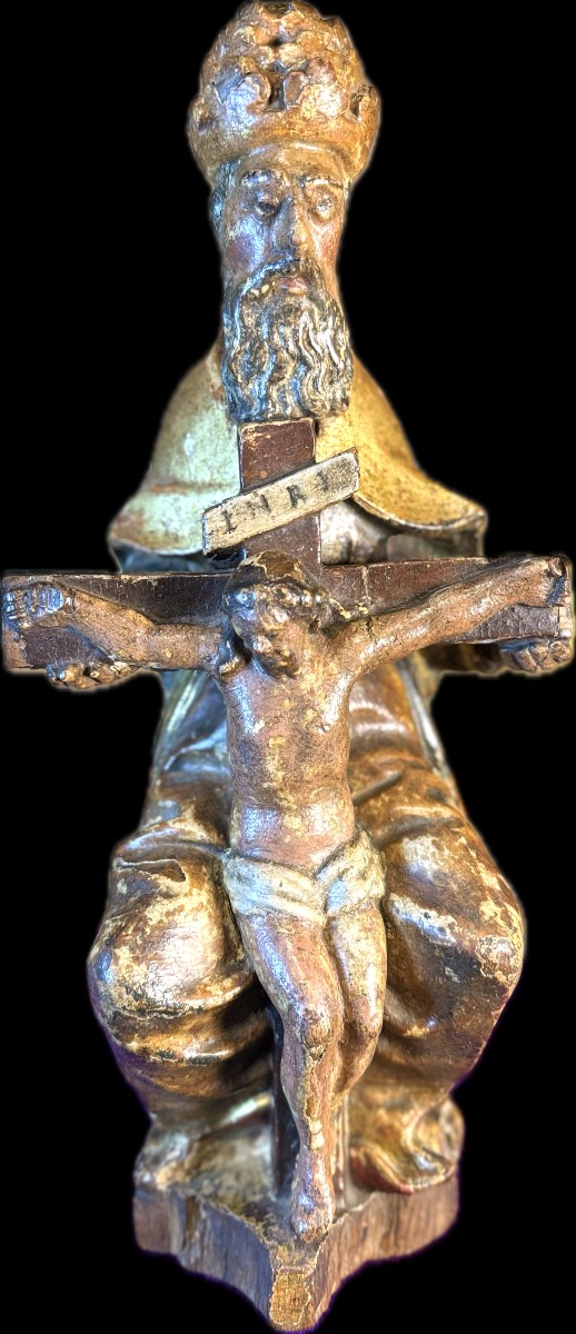 Statue Du Trône De Grâce -  XVIe 