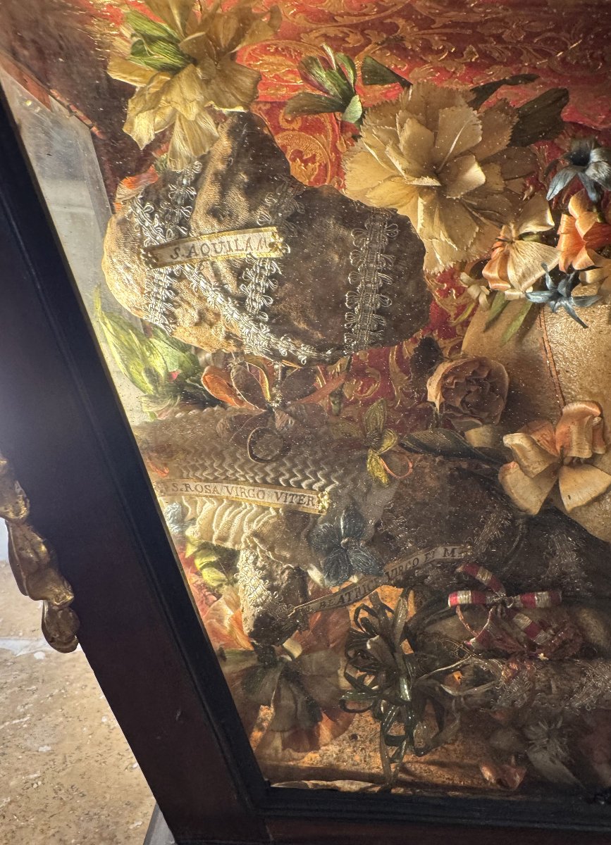 Italian Reliquary Of Saint Beatrice - 18th Century.   -photo-1