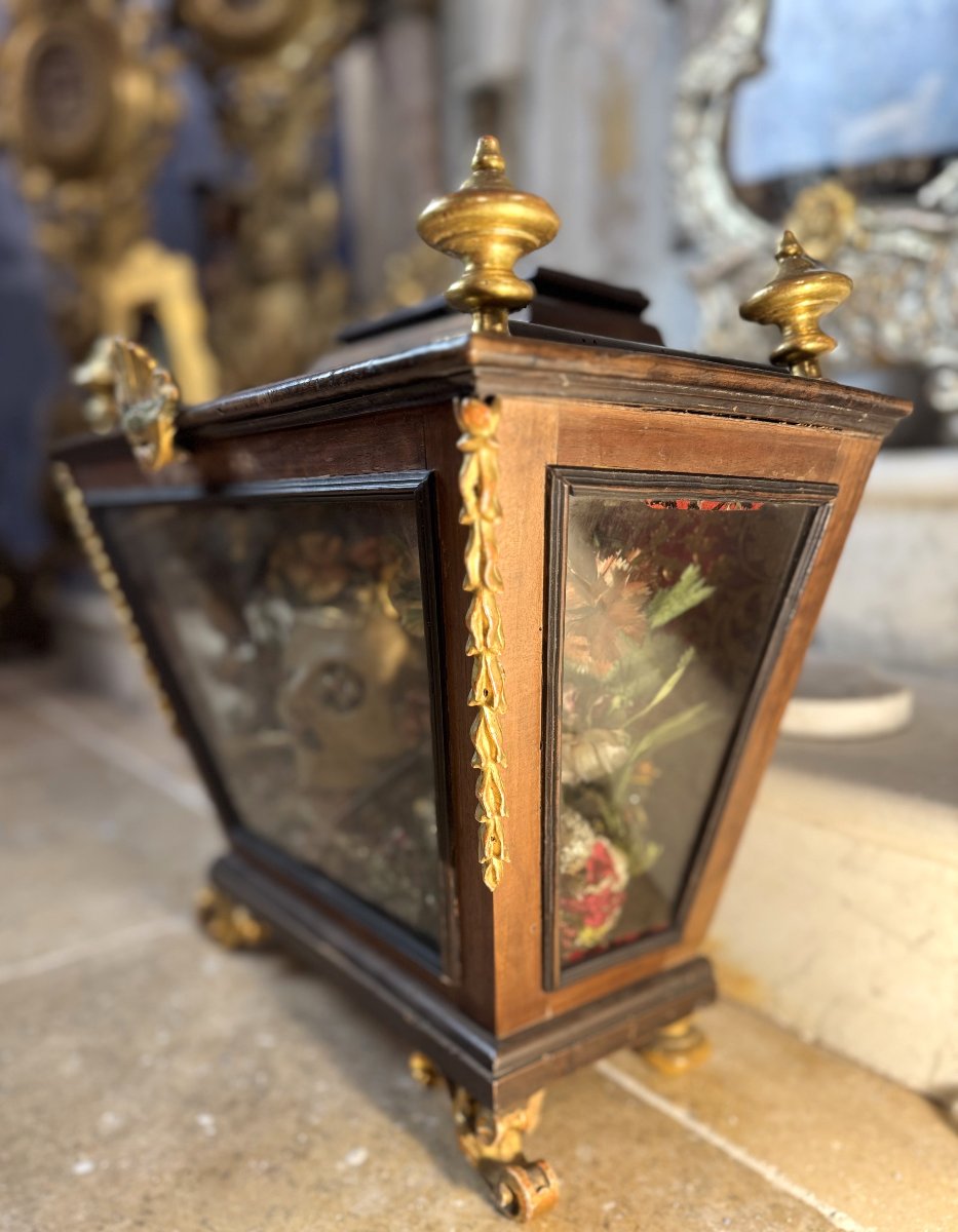 Italian Reliquary Of Saint Beatrice - 18th Century.   -photo-3