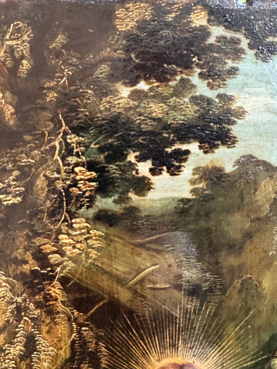 Sainte Marie- Madeleine Pénitente - Huile Sur Cuivre - XVIIe -photo-2