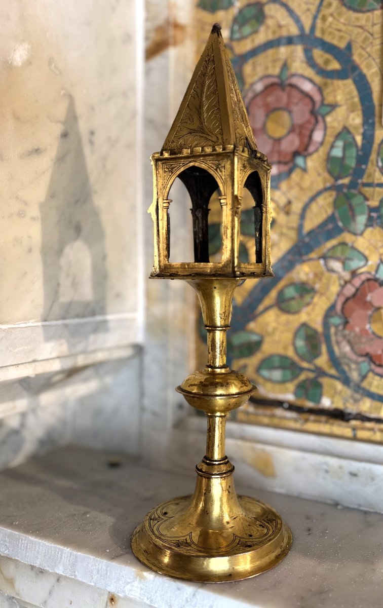 Monstrance-reliquaire Haute époque - XVe  -photo-1