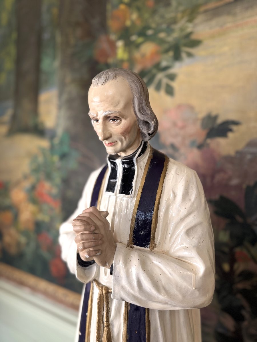 Statue Of The Holy Curé Of Ars – Early 20th Century  -photo-3