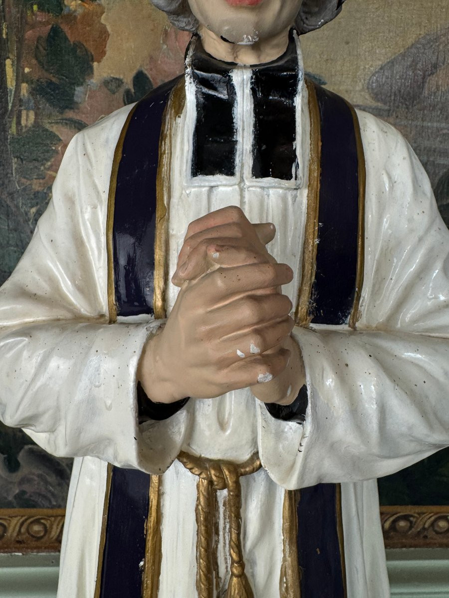 Statue Of The Holy Curé Of Ars – Early 20th Century  -photo-2