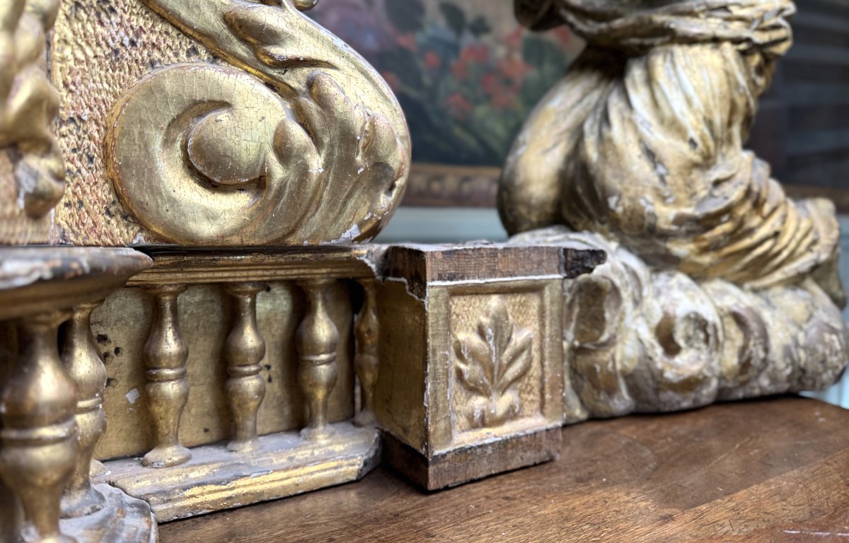 Pair Of Angels And Altar Gallery – 17th Century -photo-7